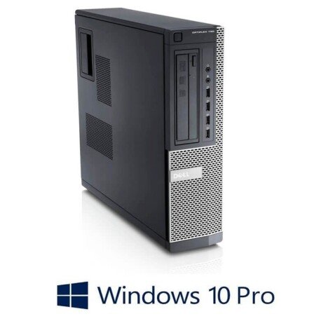 Calculatoare Dell OptiPlex 790 DT, Quad Core i5-2400, 120GB SSD, Win 10 Pro